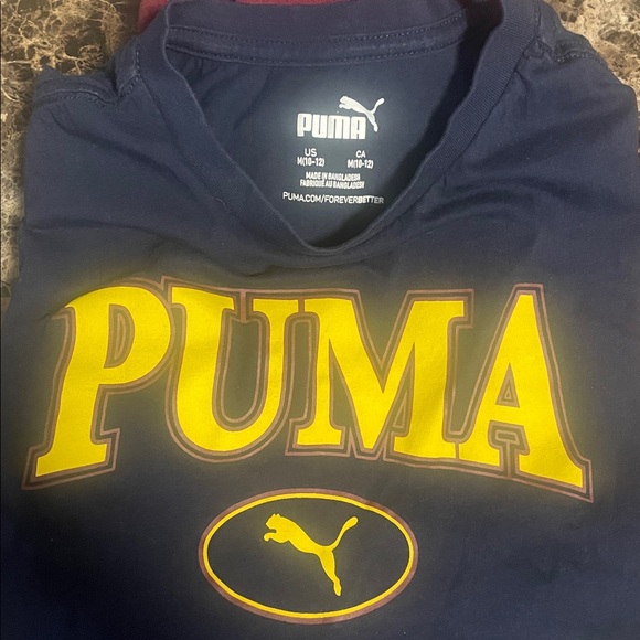 Puma Blue and Burgundy Sweatshirt Set - Picture 2 of 4